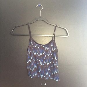 Vintage blue flame tank